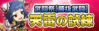 第25回ブショーデュエルイベント[勝抜武闘]「天雷の試練」